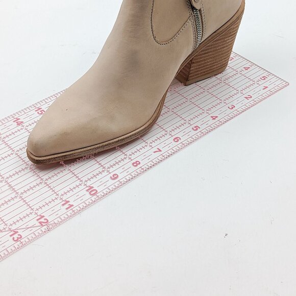 Rag&Bone Women Razor Nubuck Western Block heel ankle Boots size 9US EUR 39.5 - Picture 6 of 8